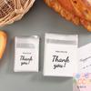 50pcs Transparent THANK YOU Self-adhesive Bag Plastic Pouches For DIY Jewelry Display Cookies Storage Gifts Bag