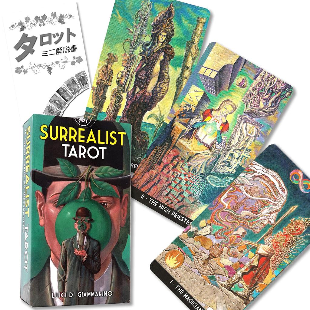 Surrealist Tarot Reading Japanese Instruction Manual Authentic Tarot 78 Cards Tarot, Instructions, Included, Cards,