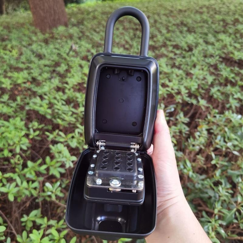 Weatherproof Outdoor Key Lock Box Wall Mounted Key Safe Codes Locking Storage Box Waterproof Lock Box for Key Room Card