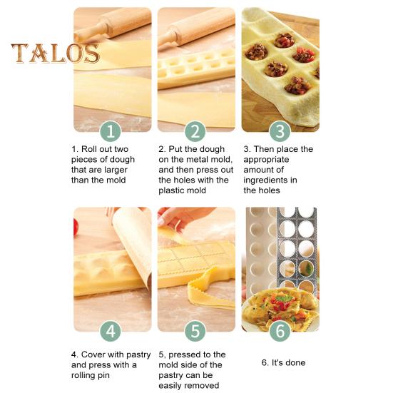 Výrobník tortellin Lisovací forma Váleček Sada Profesionální Nástroje na výrobu těstovin Knedlíky Pelmeni Pierogi Potsticker Ravioli Vykrajovátko Sada