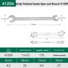 SATA Double-Headed Open-End Spanner Set: 8/10/12/14/17/19/22mm Fixed Forked Wrench