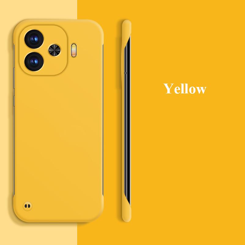 Ultra-thin Frameless Matte Anti-fingerprint PC Case For Vivo iQOO Z9 Turbo Z9X Z8 Z8X Z7 Z7x Pro Shockproof Back Cover Shell