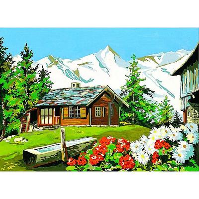 Antique Canvas In the Mountains 45x60cm