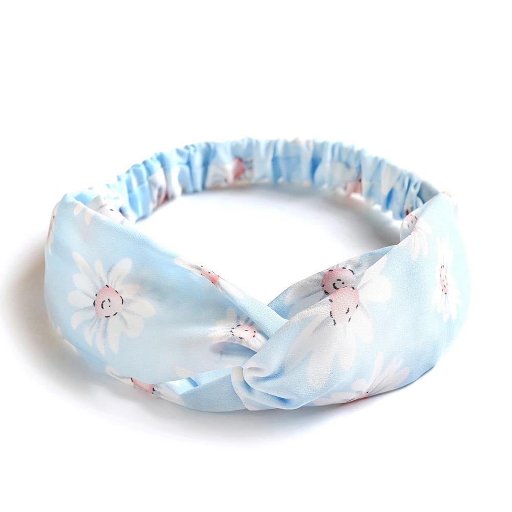 Fashion Women Girls Summer Bohemian Hair Bands Print Headbands Vintage Cross Turban Bandage Bandanas HairBands Hair Accessories