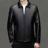 Men's Genuine Leather Jackets Men's New Autumn and Winter Dad Clothes Middle-aged Men's Leather Jackets