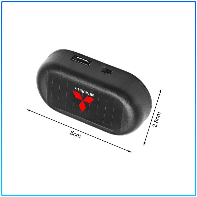 Per Mitsubishi Lancer 7 8 I200 Pajero Montero Sport Outlander Mirage 1pz Auto LED Lampeggiante di Avvertimento Wireless Antifurto Lampada di Attenzione Accessori Emblema