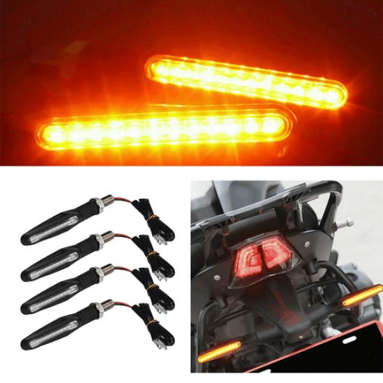 LED Turn Lights Signals Blinker Motorcycle For Suzuki Amber DRZ400s DRZ400sm