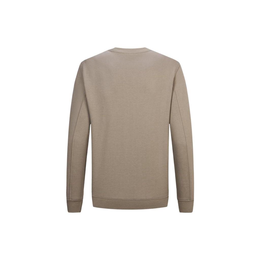 Emporio Armani FW22 Logo Print Loose Fit Crew Neck Long Sleeve Sweatshirt Men Sweatshirt Brown 6L1MB5-1JQNZ-0137