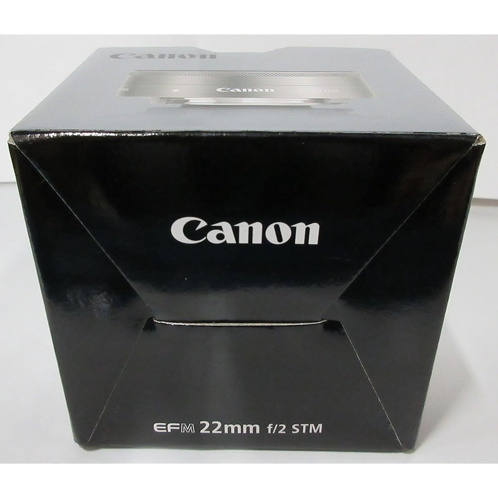 Objectif grand-angle à focale fixe Canon EF-M222STMSL EF-M22mm F2 STM Argent pour appareil photo hybride à objectif unique