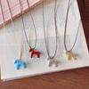 New Chinese style natal year pony pendant necklace temperament daily versatile sweater chain necklace