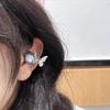 Fivela de Diamante para Fone de Ouvido FreeClip, Decoração de Clipe de Orelha para Fone de Ouvido, Acessórios de Floco de Neve, Brincos Femininos de Luxo Leve e Alto Nível, Acessórios de Orelha