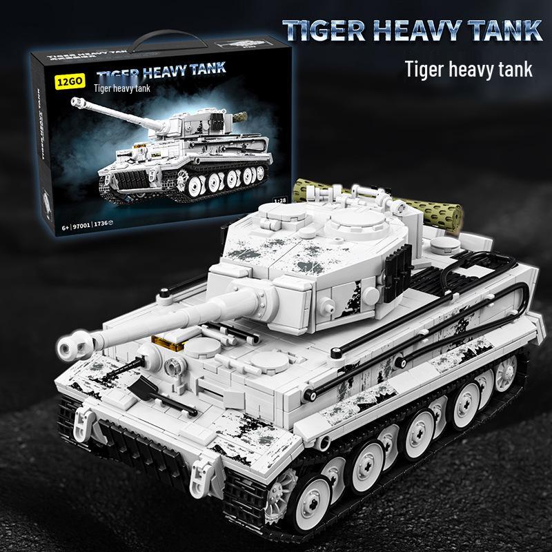 

WWII IS2 Heavy Tank Model Building Blocks - Advanced Difficulty for Children