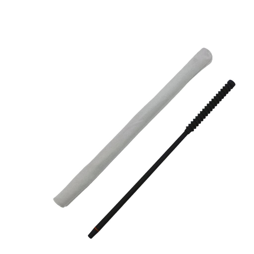 Flute Cleaning Rod Spiral Design DoubleSided Absorbent Cover Fit Wind Instrument