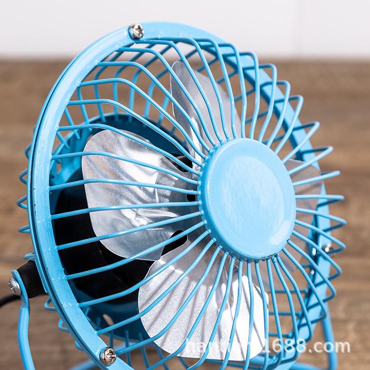 4-6 Inch Aluminum USB Portable Silent Electric Mini Fan for Office/Desktop