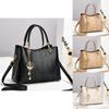 Chic And Stylish Pu Handbag For Fall Winter With Versatile Shoulder Strap And Zipper Closure