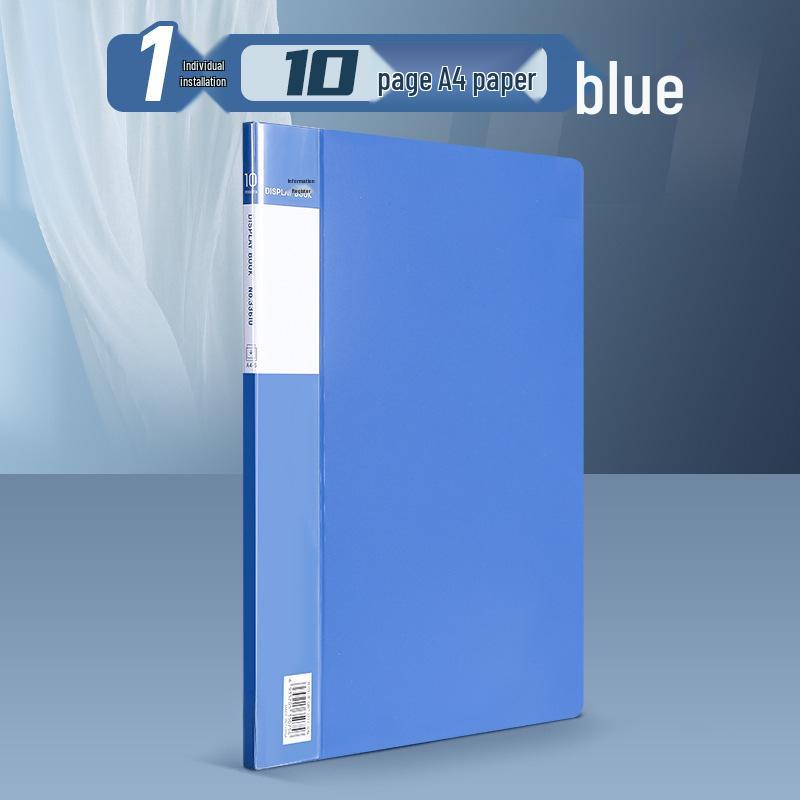 Прозрачный держатель для документов формата А4 - Папка-скоросшиватель для офиса и зажим для хранения контрольных работ