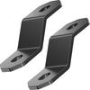 Kaedear Motorcycle Universal Stainless 2mm Universal Set of Custom Brackets X 2 X 20 X 17 X Brackets, Steel, Thick, Fit, 2, (KDR-YX-Z45-2M6) (M6