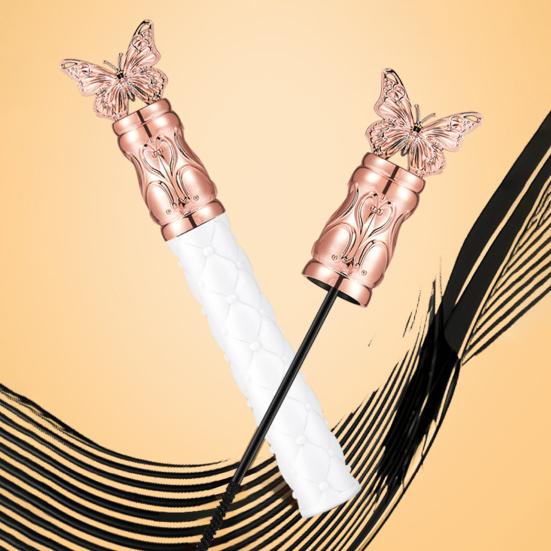 1/2Pcs 4g Women Mascara Waterproof Long Lasting Smudge-proof Fast Dry Lengthening Thickening Curling Eyelashes Cream Eye Makeup Tool