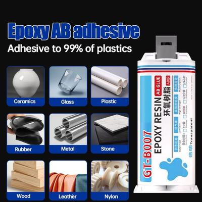 Super Sticky Transparent Epoxy Resin AB Glue 50ML Repair Strong Adhesive Safe Fast Curing Sealant For Wood Metal Ceramic Plastic