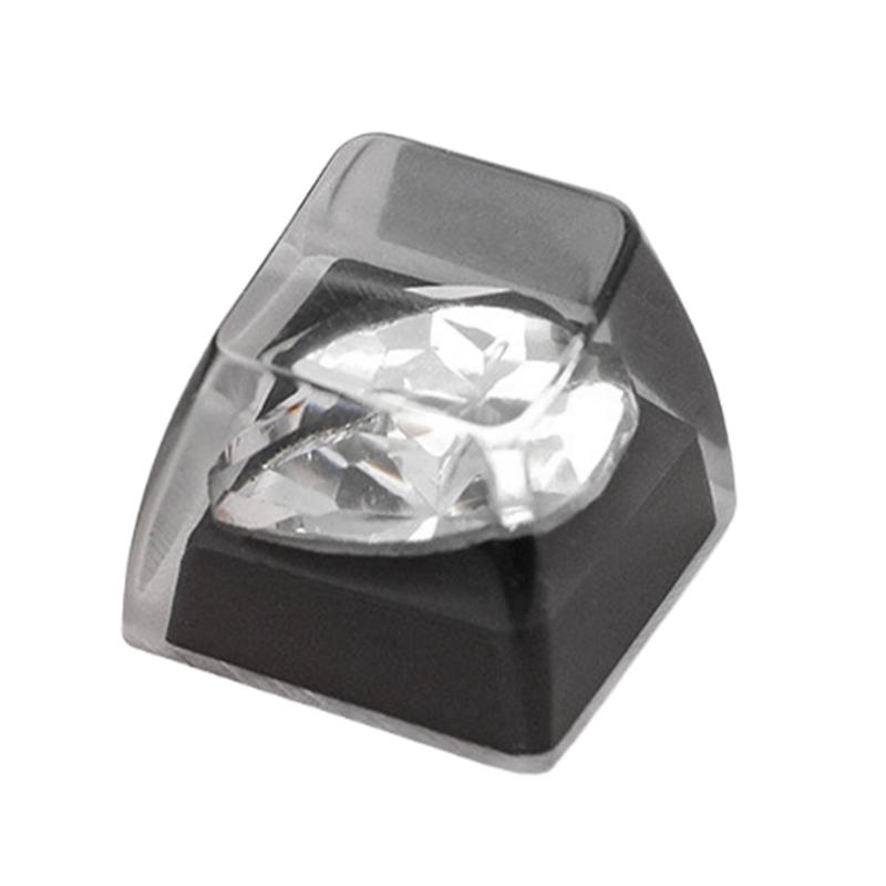 

High Transparency Resin Keycap Widely Structure For Smooth Typing And Gaming Performances чорний