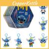 Chaveiro de Pelúcia Disney Stitch Caixa Surpresa Aleatória Pingente de Pelúcia Acessório de Mochila