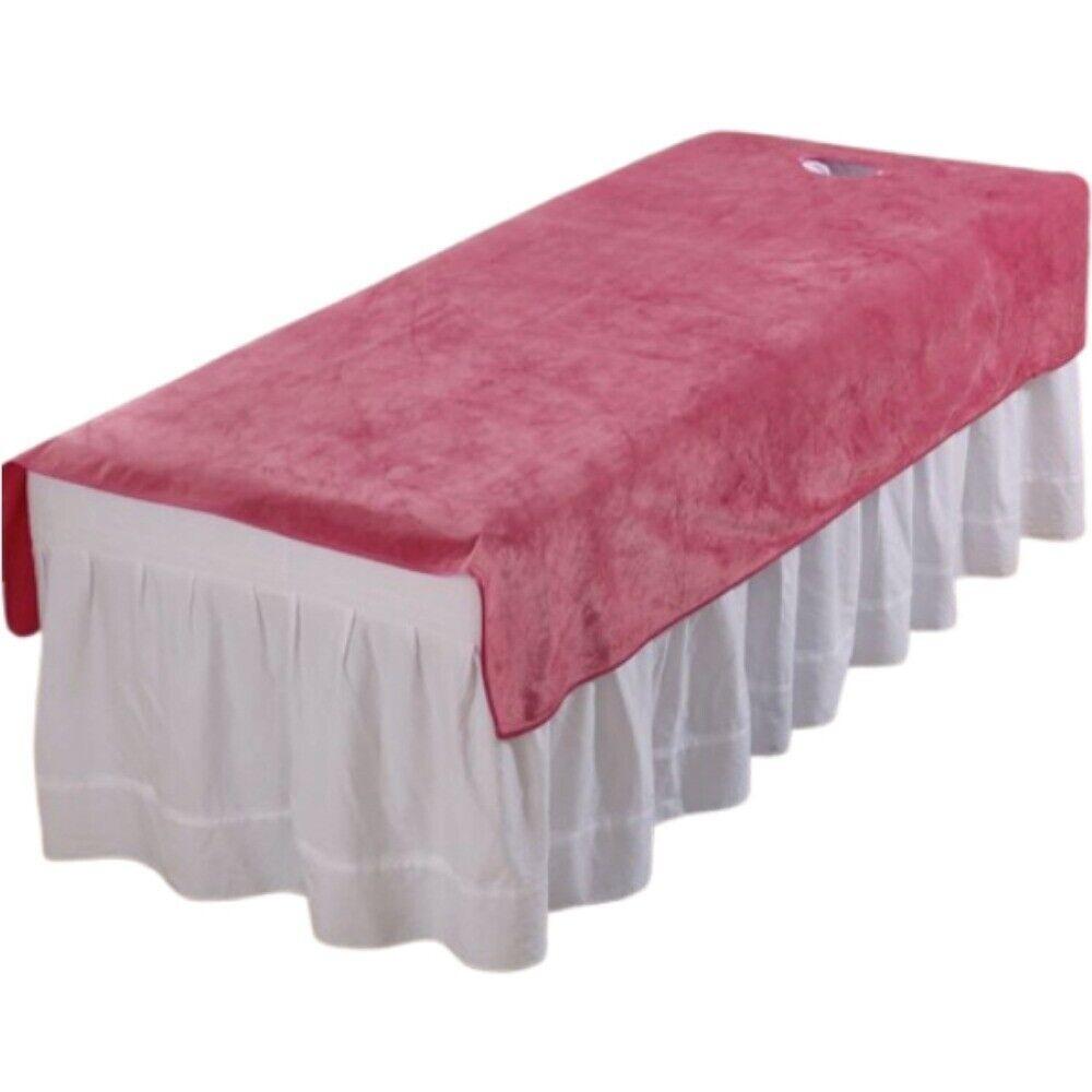 Comfortable SPA Bedspread with Face Hole Beauty Massage Table Cover  Beauty Salon  Accessories