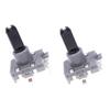 2Pcs Ec16 Rotary Encoder 3Pins 360 Degree Infinite Rotation Gear Selection Controller Washing Machine Microwave Oven Accessories