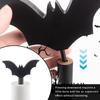 Bat Paper Towel Holder Halloween Vertical Gothic Wooden Table Decor Detachable Topper Non Perforated Countertop Stand Roll Dispe
