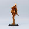 Gold Clock Man Action Figure Hand-made Joint Movable Transforming Clock Man King Toy Decor 17cm Pvc