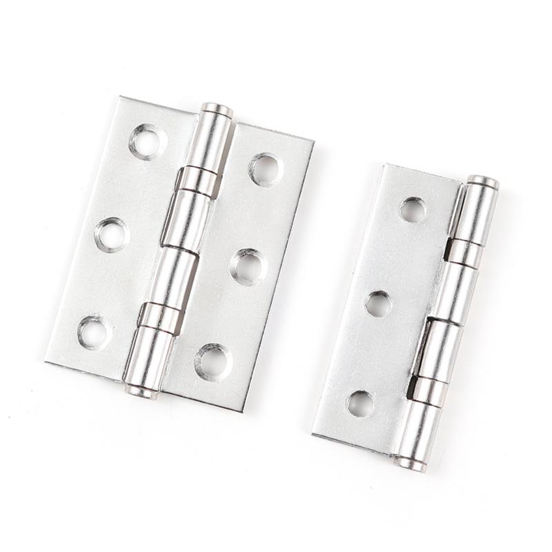 Miniaturowe płaskie zawiasy ze stali nierdzewnej do drzwi szafek drewnianych - rozmiary: 1, 1,5, 2, 2,5, 3, 4 cale