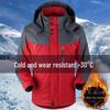 Men's Waterproof Winter Jacket with Velvet Lining - Thick, Warm, and Windproof Design for Outdoor Wear
