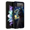 Black Cat Cartoon Cute Phone Case For Samsung Galaxy Z Flip7 Flip6 5G Flip5 Flip4 Flip3 ZFlip 7 6 3 4 5 Shockproof Back Cover Ga
