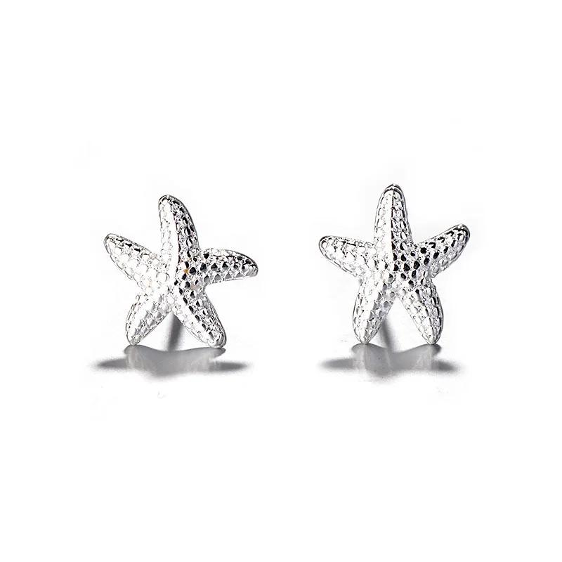 100% 925 Massiv Echtsilber Piercing Herz Krone Liebe Biene Ohrstecker Für Frauen Mädchen Brincos pendientes Brincos