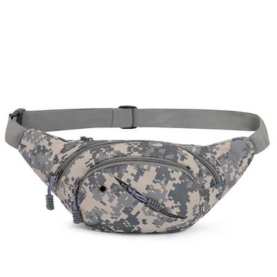 Sac banane pour homme, sac à bandoulière de grande capacité, résistant à l'usure, camouflage, alpinisme, cyclisme, anti-éclaboussures, sac multifonctionnel