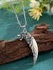 New Personalized Wolf Tooth Pendant Necklace, Fashionable Retro European and American Hip-hop Street Sweater Chain Accessories