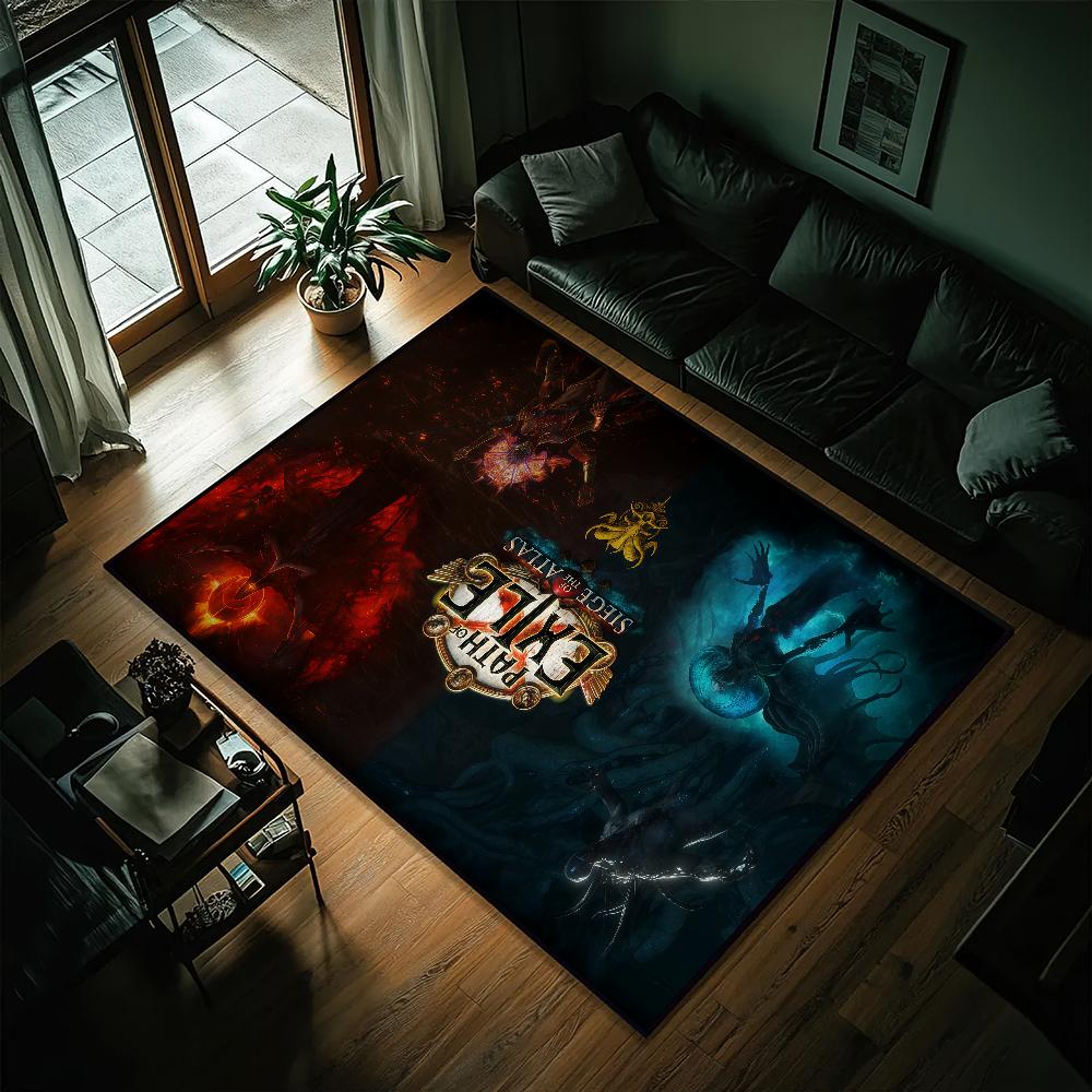 

Game P-Path Of Exile Small Carpet Bedside Kitchen Bath Living Home House Bedroom Floor Mat Doormat Rug Decoration 40cm x 60cm