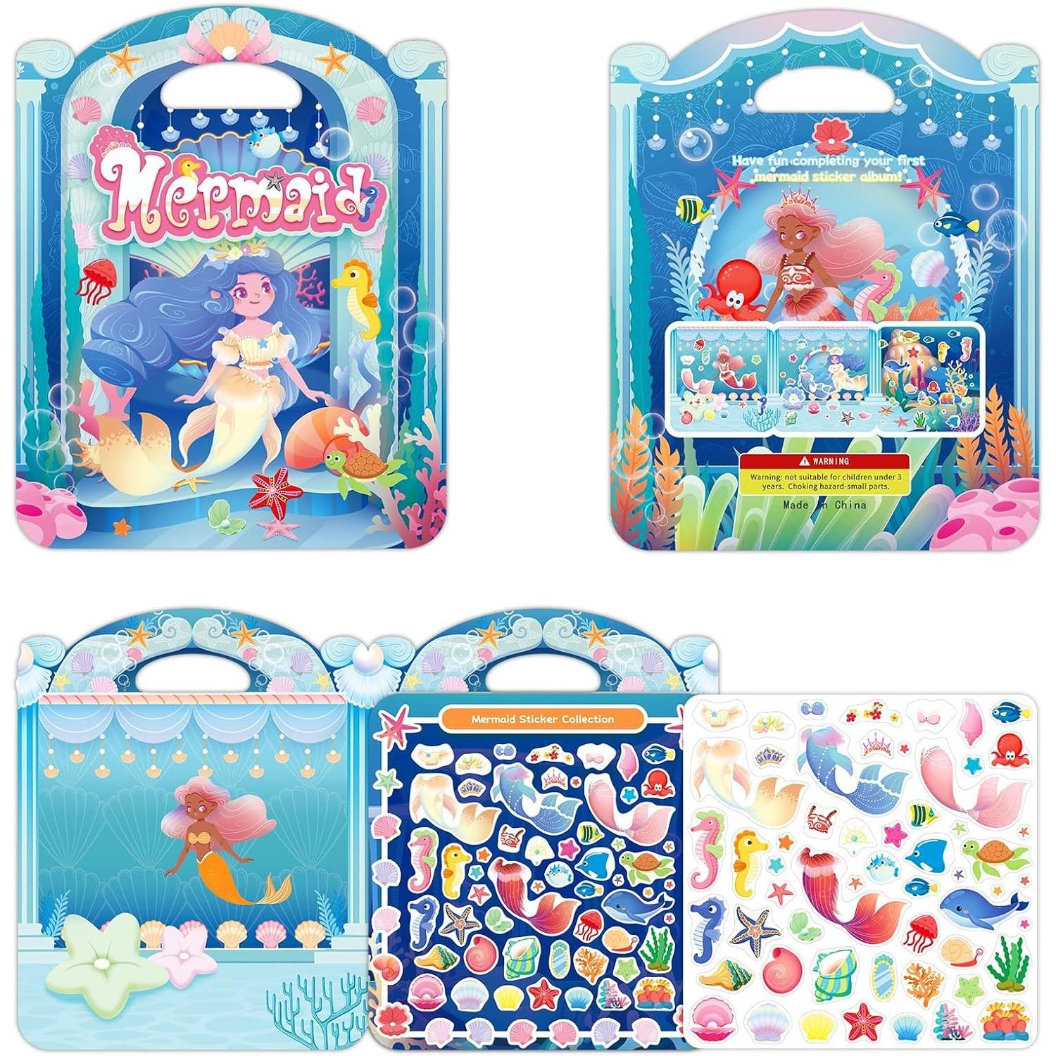 1 Set Jelly Sticker Play Set, Reusable Puffy Stickers, Sticker Book For Toddlers Home Airplane Classroom Nursery Party Supplies