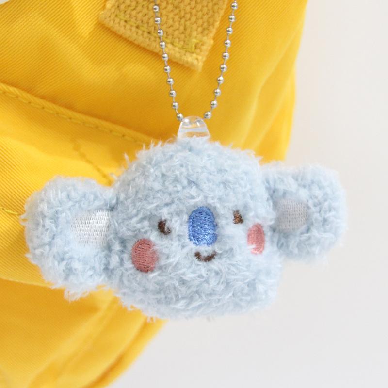BTS Plush Doll Keychain Cute Animal Bag Charm DIY Brooch Accessory
