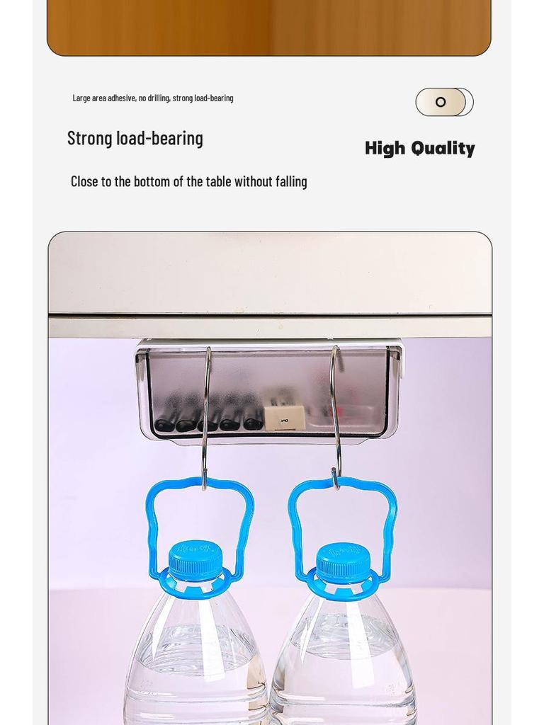 Klebe-Schublade für unter den Schreibtisch zur Organisation im Büro & Wohnheim