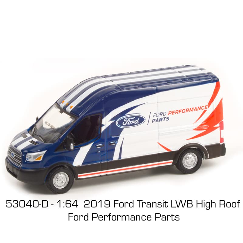 GREENLIGHT Scale Route Runners Series 4 Ford Transit LWB High Roof Ford Performance 164 "2019 - Parts"