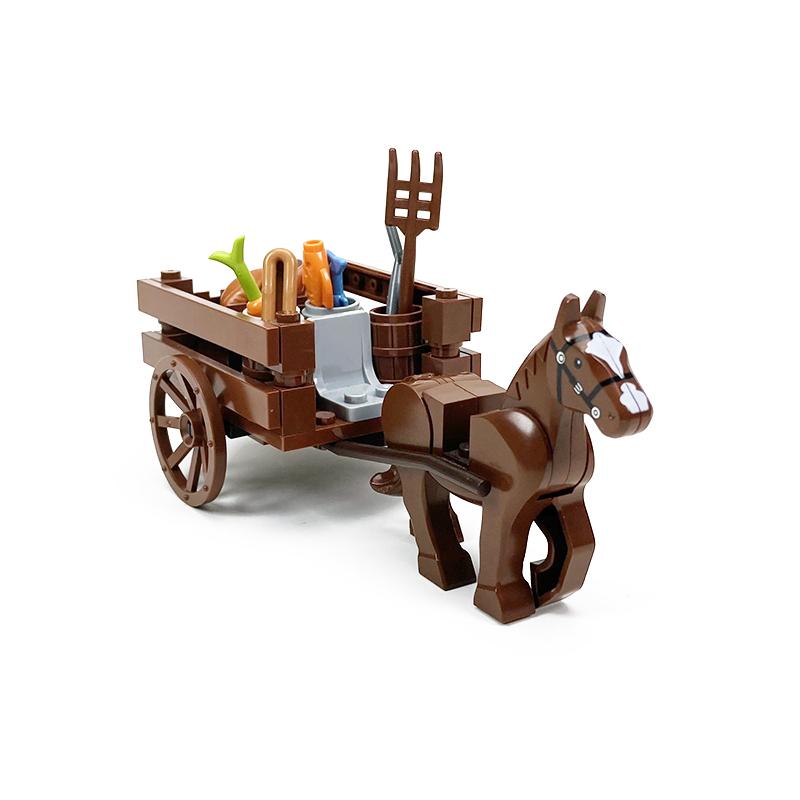 High-Quality Horse High-Quality Stable High-Quality Carriage High-Quality Blocks Urban area High-Quality Farm High-Quality Accessories Vintage style