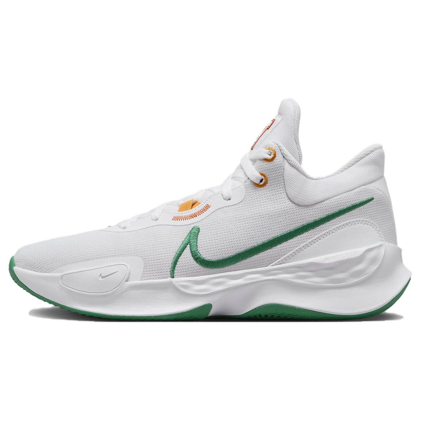 Nike Renew Elevate 3 White Safety Orange Sundial Malachite Men DD9304-102 EU 41