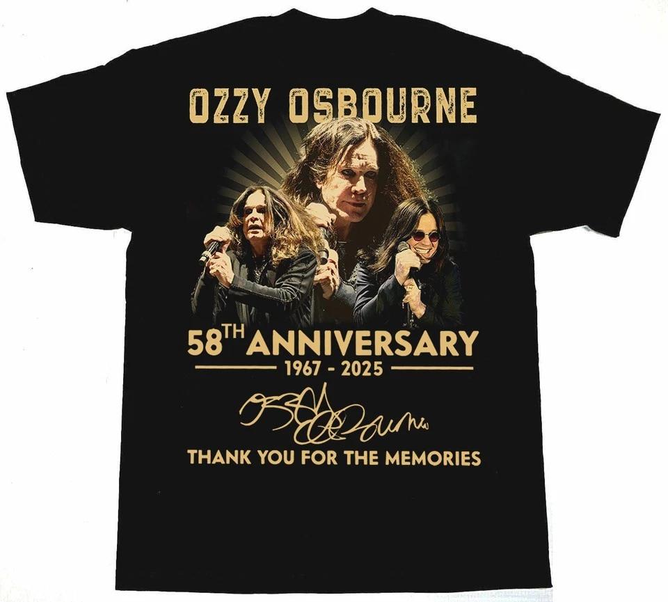 

Ozzzzy Osbournee 58 Years tHANK yOU 1967 2025 Shirt Unisex S-5XL E1896 3XL