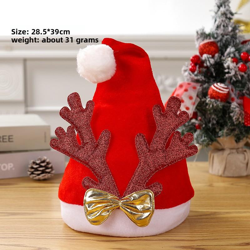 Christmas Decorations Christmas Hat Santa Claus Lamp Non-woven Hat Christmas Gift