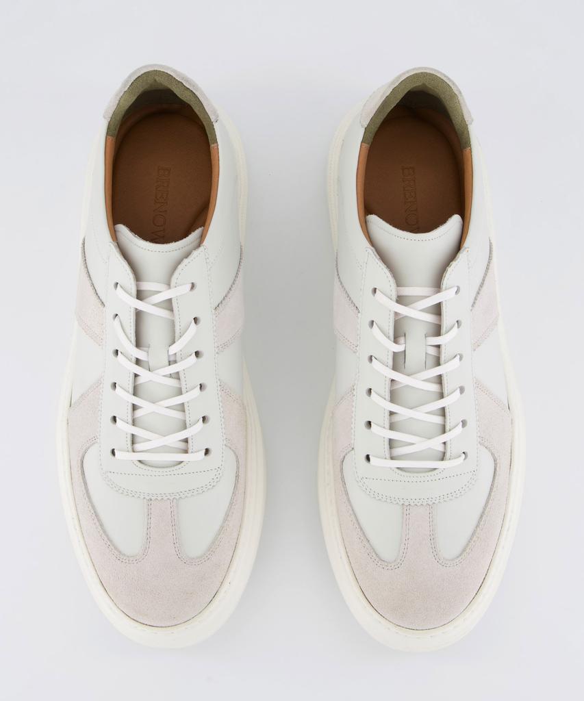 Brenowelt Brookings German Army White Oversized Sneakers 0219 Height-Increasing