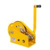 Hand Crank Winch, Two-Way Self-Locking with Brake, 800 Lb Puller, High Carbon Steel Manual Winch