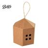 Party Supplies for Guests 10PCS House Shaped Candy Boxes with Lanyard, DIY Decorative Cardboard Hollow Window Gift Treat Containers, Small Item