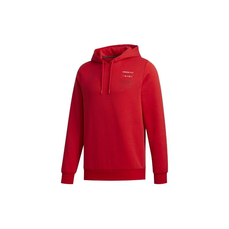 adidas neo M Cs Hoody 2 Sports Pullover Red Men s GG3386 L