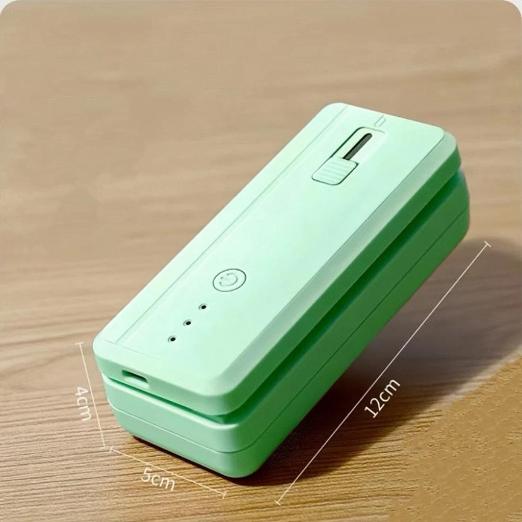1 szt. USB 2 w 1 tryb ładowania mini przenośna zgrzewarka, maszyna do pakowania żywności, kuchenna zgrzewarka