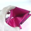 Valentino Studs Logo Compact Wallet Folded Wallet Leather Pink